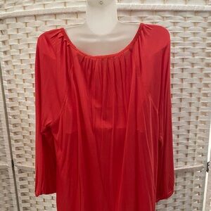 Cable & Gauge Red Blouse Stylish Top